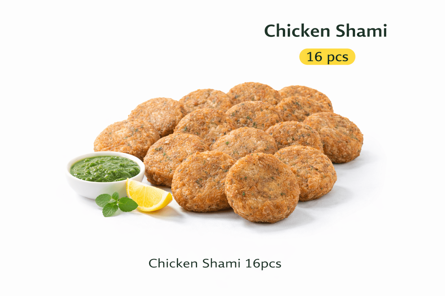 Chicken Shami Kabab – 16 Pieces