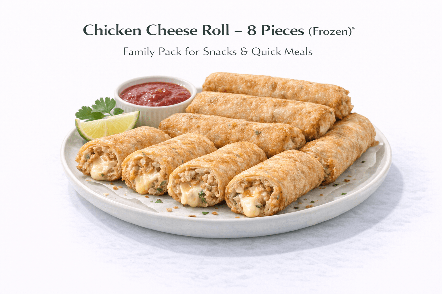 Chicken Cheese Roll – 8 Pieces